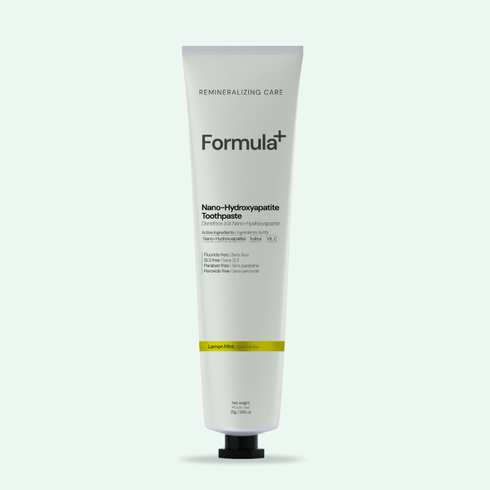 Formula Plus Remineralizing Care tube on a white background
